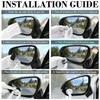 LivTee Blind Spot Car Mirror, 2" Round HD Glass Frameless