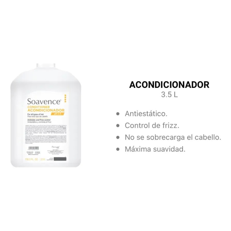 Acondicionador Soavence Nutrapel En Crema Ph-3.5 Galón 3.5l