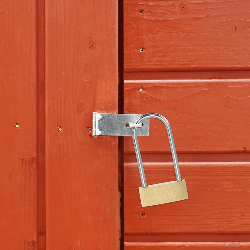 PATIKIL Solid Brass Padlocks 2", 2 Pcs Keyed Different Long