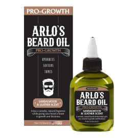 Aceite Para Barba Pro Growth Con Aroma De Cuero De Sándalo