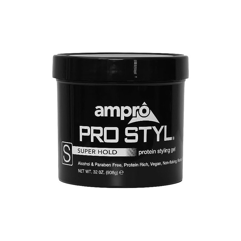 Ampro Pro-Style Protein Gel Super Hold Jar, 32 Ounce