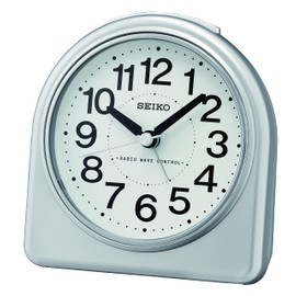 Seiko Alarm Clock Plastic Silver QHR204S