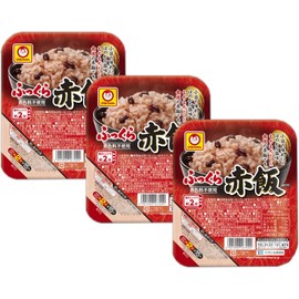 Maruchan "Plump Sekihan" Rice with Red Beans 5.6oz 3 pieces Japanese Instant Cooked Rice With MAIKO sticker Pio big bazar