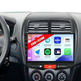 10" Car Stereo w/Carplay Android Auto for Mitsubishi ASX 2013-2015,for Outlander Sport 2011-2017,for RVR 2011-2017 2 Din Android 13 Car Radio Receiver w/GPS Navigation Bluetooth Backup Camera - 2+32G