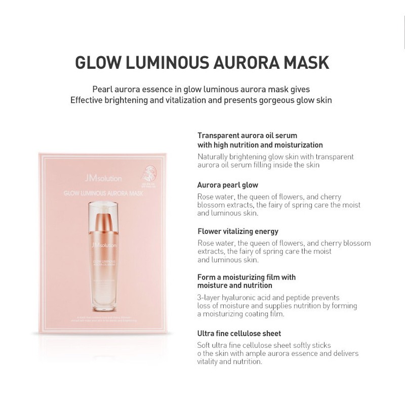JM SOLUTION Luminous Water Honey Marine Glow Active Moisturising Nourishing