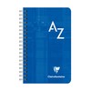 Clairefontaine - Ref 8589C - Wirebound Indexed Notebook (50 Sheets)