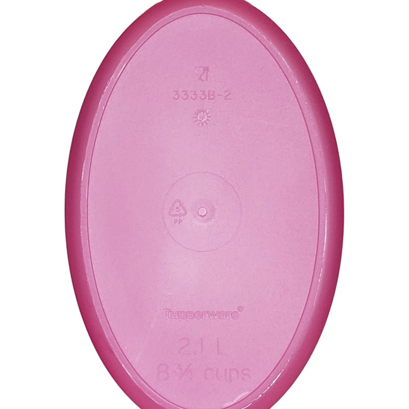 Tupperware Classic Impression 2 Quart Pitcher Fuchsia Pink