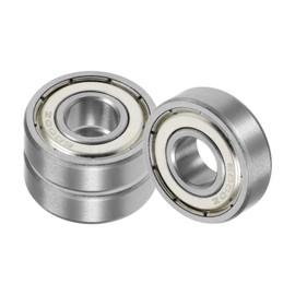 Kozelo 3pcs 6000ZZ Ball Bearings 10x26x8mm Chrome Steel Double Shielded Deep Groove Ball Bearings for Machinery and Industrial Applications