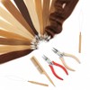 Sibba 10pcs Hair Extension Loop Threader Tools, Needle Threader Wire