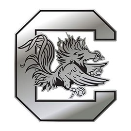 South Carolina Decal (SIL C GAMECOCK DECAL (3''4''6''12''), 6 in)