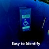 Encell Handicap Placard Holder 2PCS Clear Disabled Parking Permit Placard