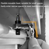 Mini Ratchet with 72 Teeth, Turns Quickly in Tight Spaces,