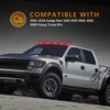 AMEXMART 5X Red LED Cab Lights Smoked Cab Roof Running