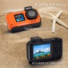 4K Digital Camera, Waterproof, Underwater Camera, 32.8 ft (10 m),
