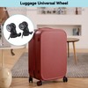 1 Pair Replacement Wheels for Luggage 360 Swivel Dual Suitcase