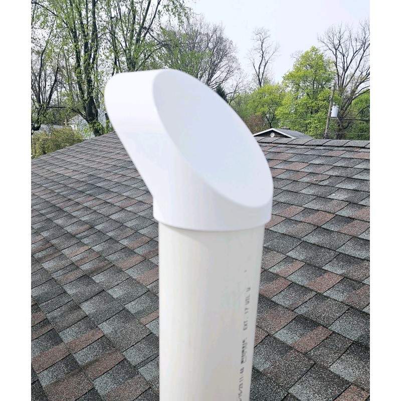GWM Radon & HVAC Rain Cap for 4" SDR 35
