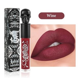Malagna Cosmetics Labial Calavera Ultrapigmentado matte 10gr (Wine Matte)