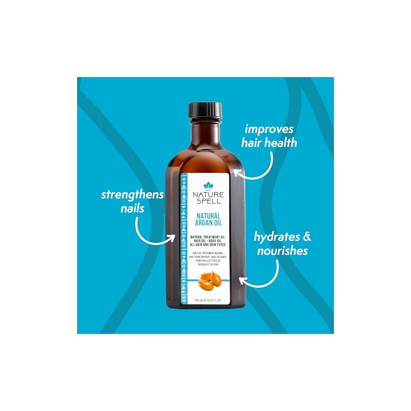 Nature Spell Argan Treatment Oil For Hair & Body 150ml/