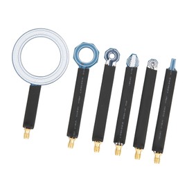 6Pcs PCB Near‑Field Magnetic Field Probe, EMC EMI Near Field Probes Set with Storage Box, SMA Female Conduction Radiation Antenna for Locate and Identify Potential Sources of Interference