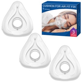 3 Packs Replacement Cushion for Airfit F20 Large, Secure Seal and Comfortable Fit, Replacement CPAP Supplies with Advanced Silicone Material