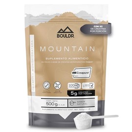 Creatina Monohidratada Creapure MOUNTAIN 500g - 5g de Creatina por Porción - Suplemento Alimenticio - Certificación CREAPURE                          