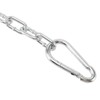 T Bar Row Platform with Chain Carabineer Clips Core Muscles