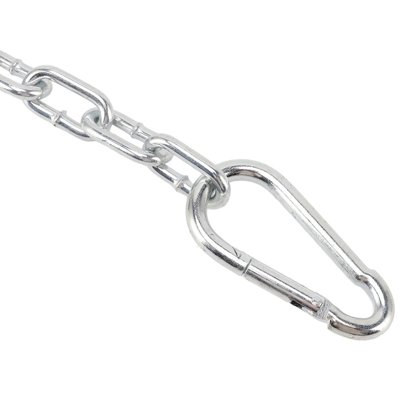 T Bar Row Platform with Chain Carabineer Clips Core Muscles