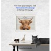 Scottish Highland Cow Wall Art - Inspirational Quotes - Farm