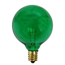 Northlight Pack of 25 Incandescent G50 Green Christmas Replacement Bulbs