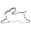 Staedter Jumping Rabbit Cookie Cutter, Silver, 9 cm