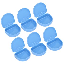 CHICIRIS Estuche alineador de Dientes, contenedor de retención, Caja de dentadura de 12 Piezas Caja de Almacenamiento compacta de retenedor de ortodoncia de plástico