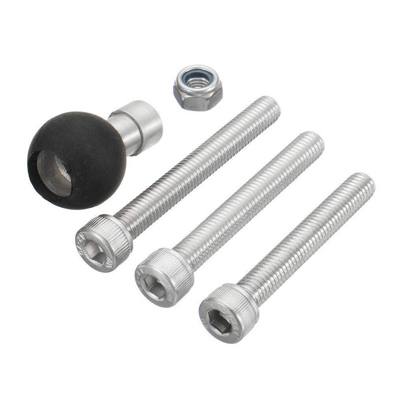 Riloer Motorcycle Fork Stem Ball Base Motorcycle Handlebar Clamp Ball