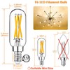 Mlambert 12 Pack E12 LED Edison Bulbs,4W Equal 40W e12
