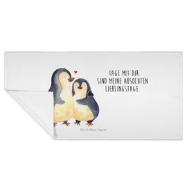Mr. & Mrs. Panda 50 x 100 Hand Towel Penguin Hug Gift Bath Towel Crush Large Hug Wedding Gift Towels Happy