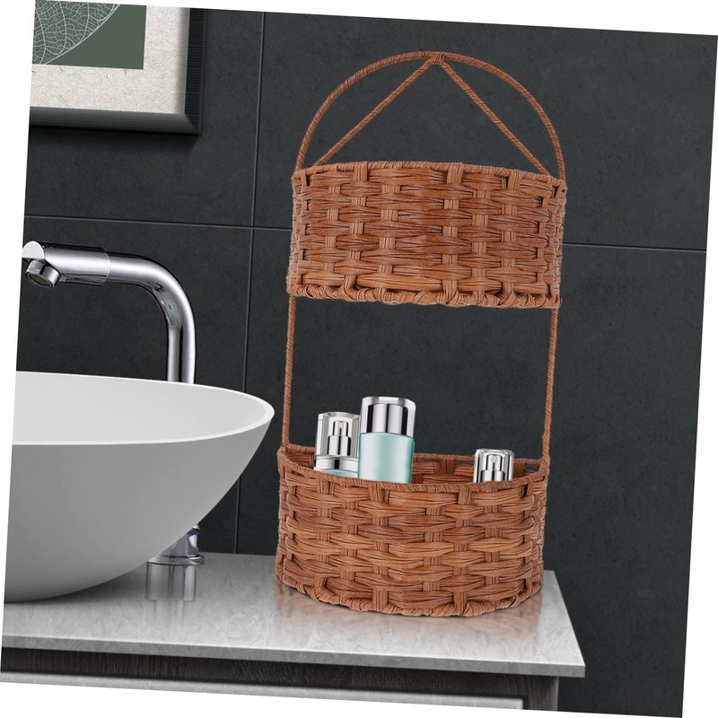 MAGICLULU Hanging Storage Basket Wall-mounted Pantry Basket for Home Organization