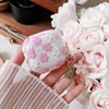MINSCOSE Compatible with AirPods 4 Clear Case,Cute Cartoon Flower Pattern