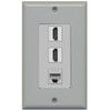 RiteAV - 2 HDMI and 1 Cat5e White Ethernet Port