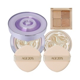 Age 20s Latest Product Pact Diamond Water Glow Shot Main Product + Refill + Palette / 에이지20s 최신상 팩트 다이아 물광샷 본품+리필+팔레트