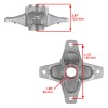 Caltric Front Left and Right Wheel hub for Yamaha Raptor