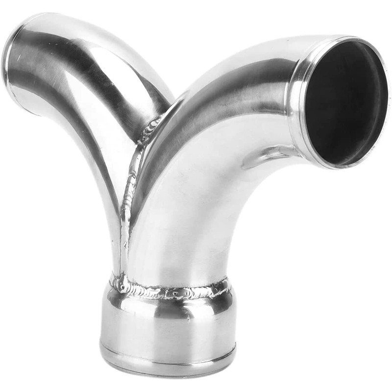Unbranded Dual Air Intake Intercooler Pipe Fit for Twin Turbo