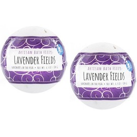 Fizz & Bubble Artisan Bath Fizzy 2 Pack Lavender Fields 6.5 Oz