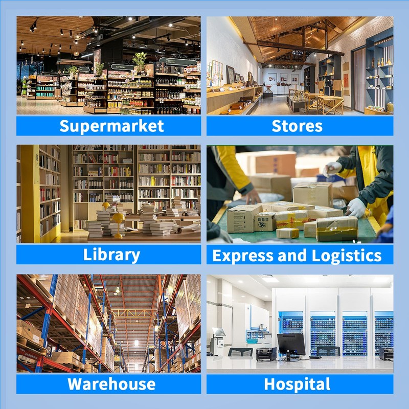 Alacrity 2.4GHz Wireless Laser Barcode Scanner,100 scans/sec,Compatible with Windows/Mac/Android/Linux,40 Hours