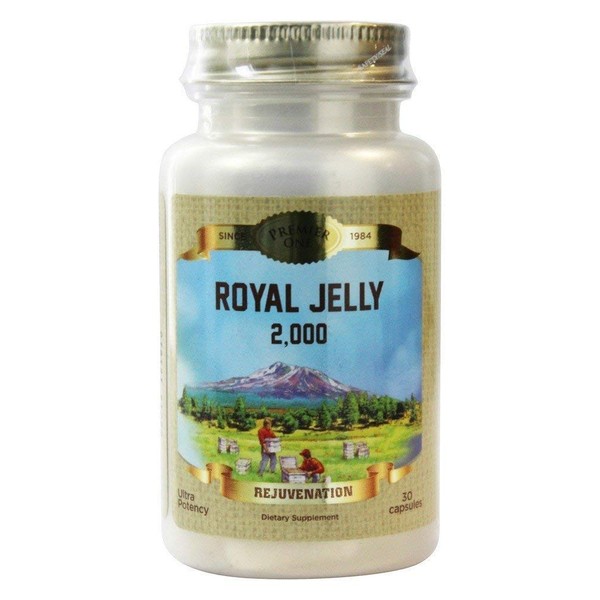 Honey Gardens Premier Royal Jelly, Capsule (Btl-Plastic) 2000mg 30ct
