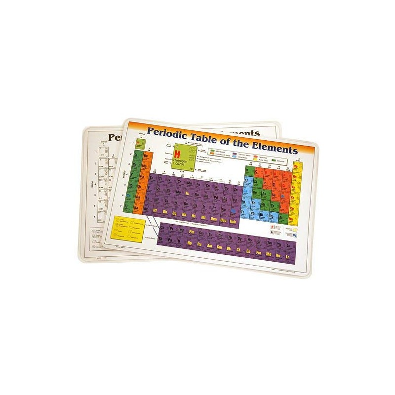 Painless Learning Periodic Table Placemat, 1 Count (Pack of 1)