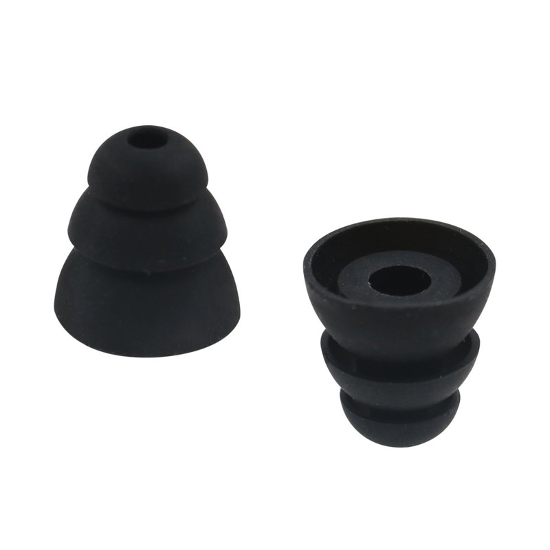 ALXCD Triple Flange Ear Tip, 6 Pairs S/M/L Size Triple