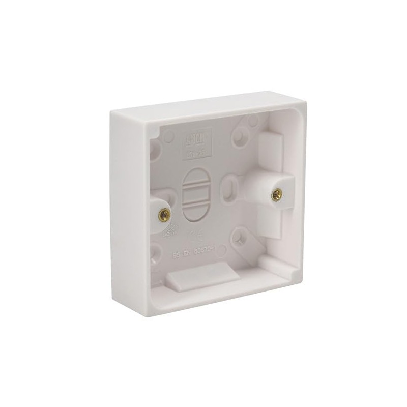 Fused Spur Side Flex 13Amps White Electrical Connection Unit -