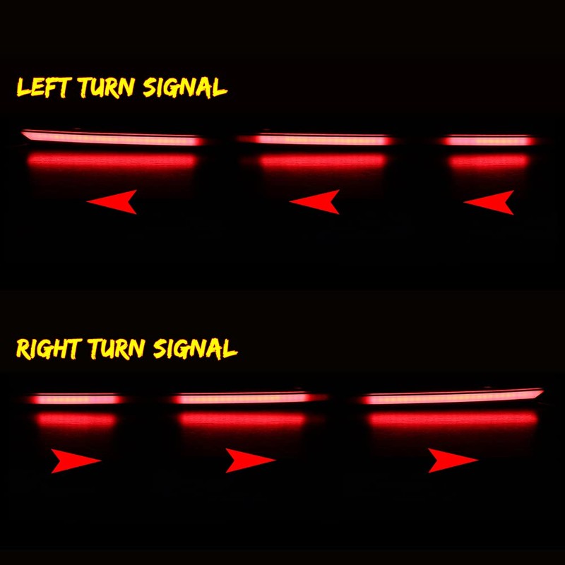 JDMTECH Smoked Lens Dynamic Sequential Turn Signal Lamp LED DRL