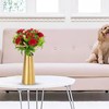 Generic Metal Flower Vase,Golden Vase Stainless Steel Decorative Creative -