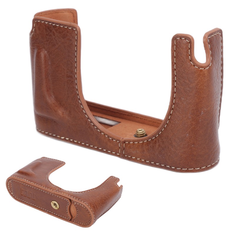 PU Leather Camera Half Case for Leica Q Half Body