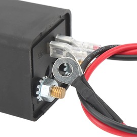 HEITIGN Interruptor de Desconexión de la Batería del Coche Interruptor de Corte de Energía con Terminal de Cobre de Control Remoto para Automoción(#1)